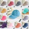 Waterwashed Denim Baseball Cap With Curved Brim For Casual Fashion Men Women