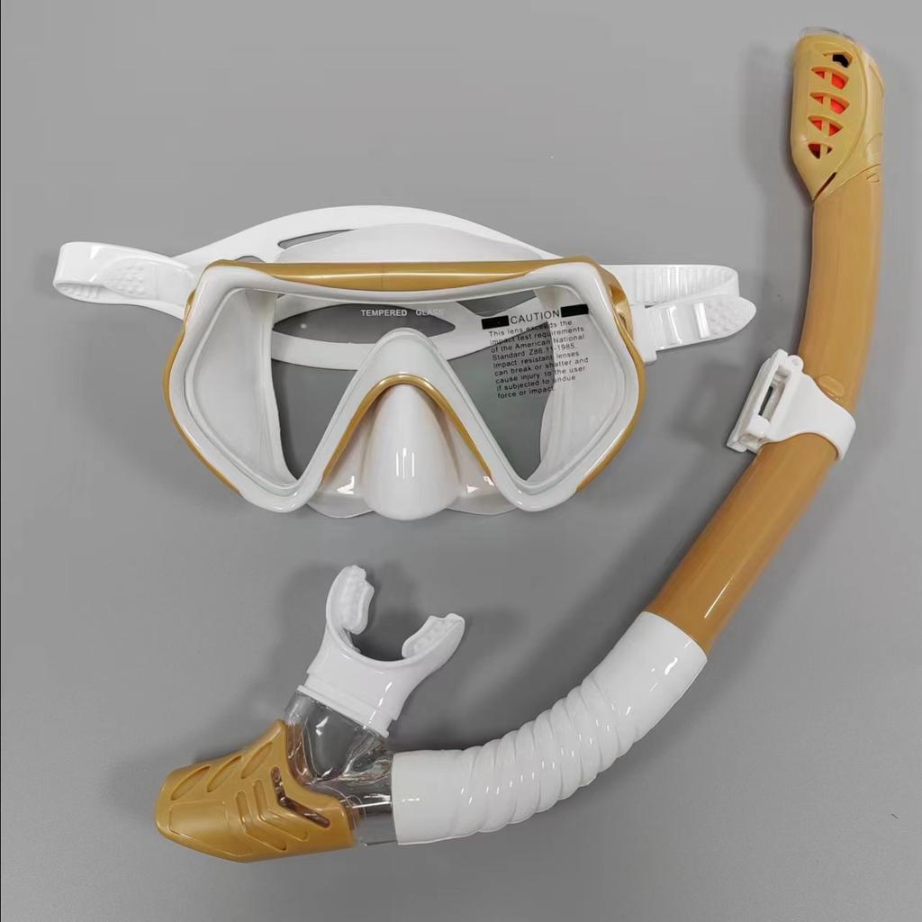 Professionelle Tauchmaske Schnorchelanzug Erwachsene Silikonlippe Antibeschlagbrille Schwimmausrüstung