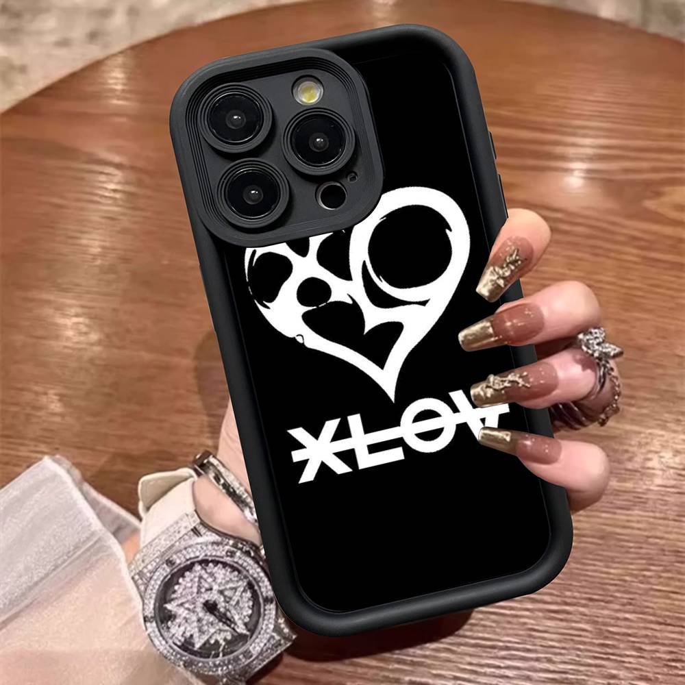 Coque de téléphone Kpop Groupe XLov Pour IPhone 17 16 15 14 13 12 11 Pro Max 16E Plus INS Housse Souple