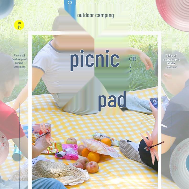 Outdoor Waterproof Three-Layer Picnic & Camping Ground Mat