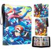 52 Style 400pcs  Card Album 2x2 Loose-leaf Large Capacity Leather Anime Zipper Card Collection Photo Album