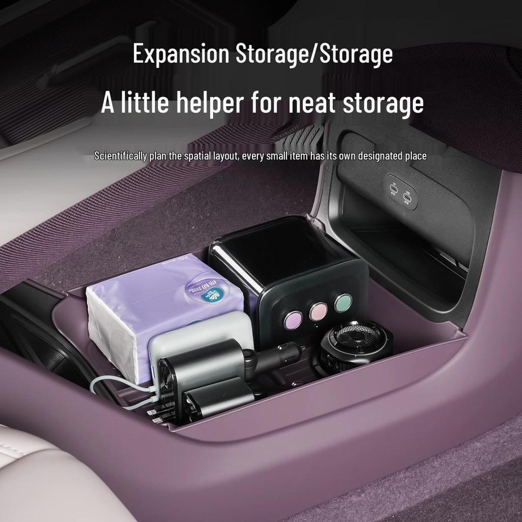 Soft Rubber Organizer for Xiaomi YU7 Console Storage Box