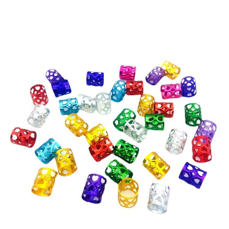 

Аксессуары для волос в стиле хип-хоп, алюминиевые кольца для волос, крутой парик для девочек в стиле панк, парик для родителей и детей, кольца для волос, головные уборы