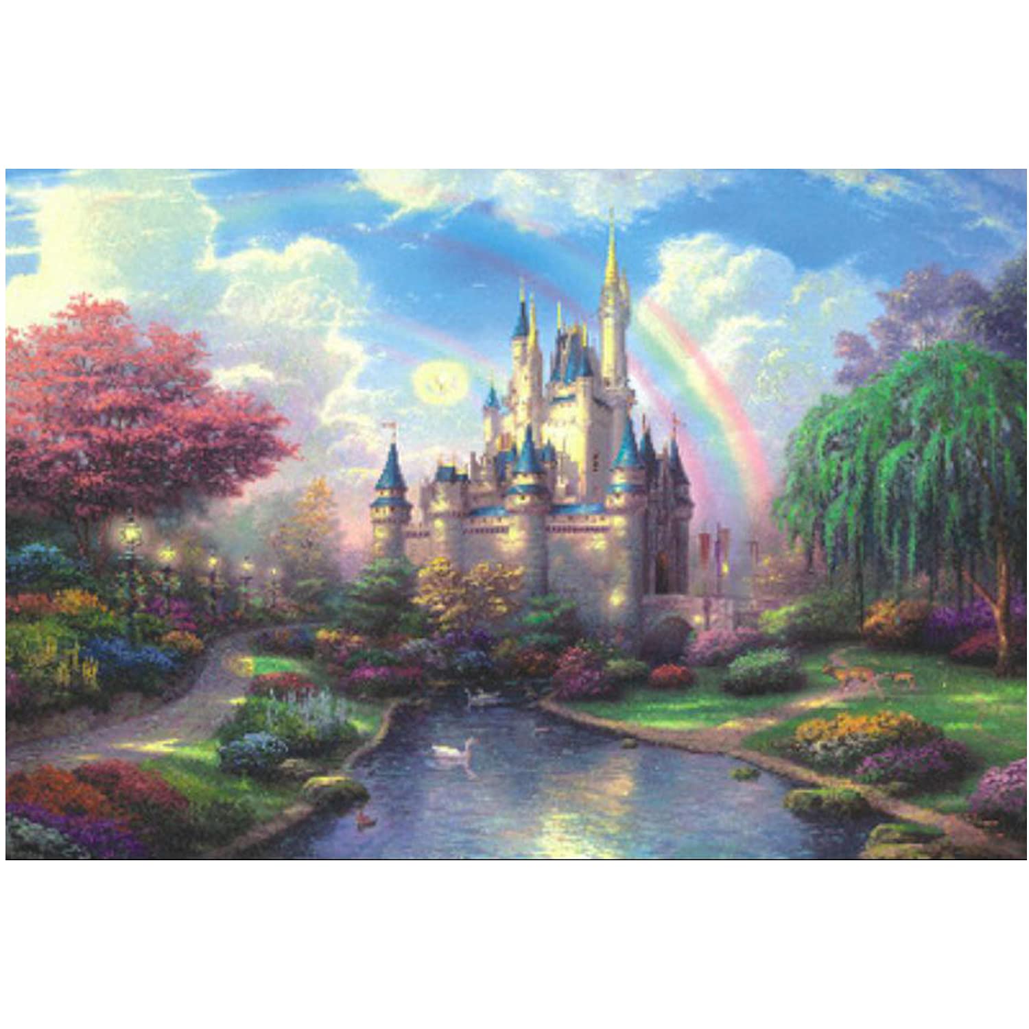 

Minisan 1000-Piece Jigsaw Puzzle: Castle of the Phantom, Small Piece Landscape (38x26 cm)