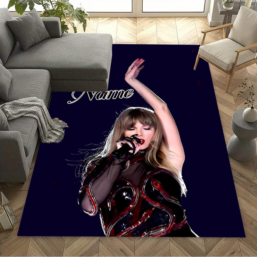 Musician Performance Customizable Name Carpet Perfect for Dining Room Study room Balcony Foyer Anti-slip Rug Office home decor