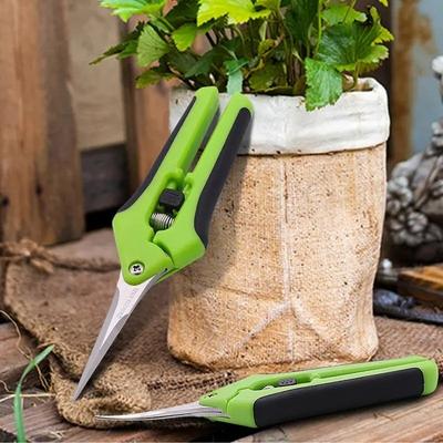 Stainless Steel Flower Branch Scissors Garden Shears with Straight Heads Pruning Shears Garden Fruit Tree Scissors