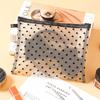 Small Large Black Makeup Bag Mesh Clear Cosmetic Bags Women Travel Toiletry Organizer Lipstick Storage Pouch Pencil Case