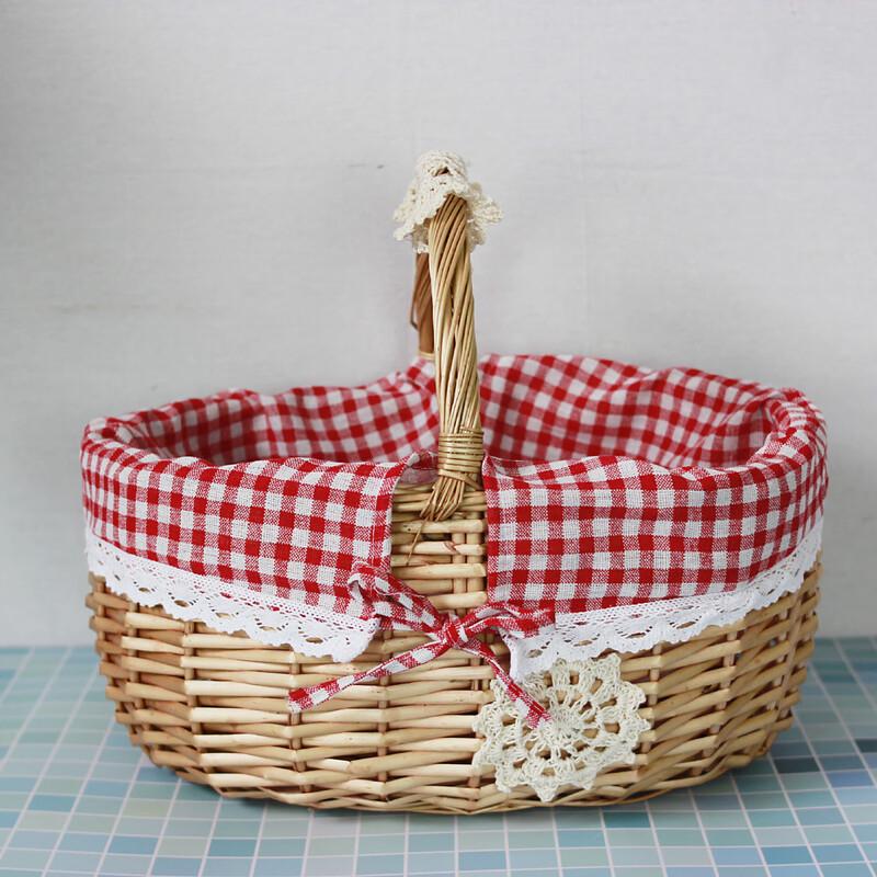 Stylish Handwoven Rattan Picnic Basket