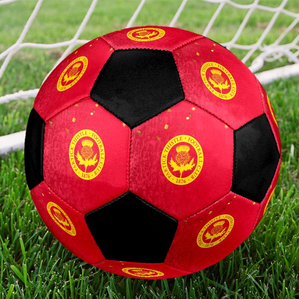 Partick Thistle F.C Soccer Ball Colorful All Ages Machine Stitched PVC Competition Ready Durable High-Bounce.SIZE5
