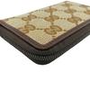 GUCCI 162848 Coin Pocket GG campus canvas Coin case Brown canvas Used