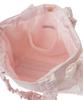 Maison de FLEUR Ribbon Gathered Handle Tote Bag, Pink, Size F, 08000622400