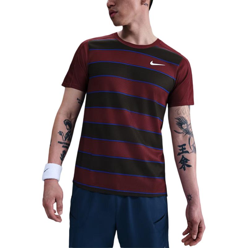 

Nike Теннисная футболка с коротким рукавом Dri-FIT ADV Court Slam Мужская верхняя одежда Насыщенный командный красный Белый FZ6935-619 XL