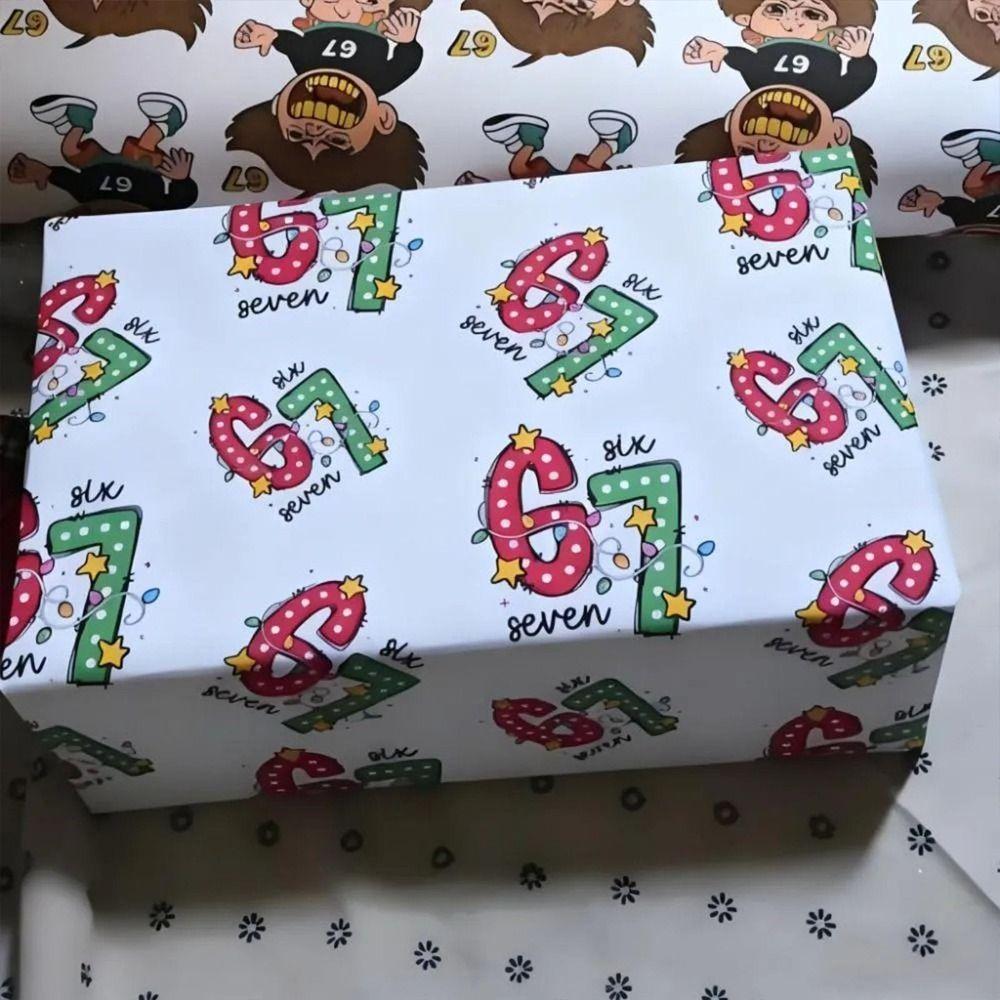 Santa Claus Present Box Packing Snowman Gift Box Paper Christmas Wrapping Paper  Xmas Ornament
