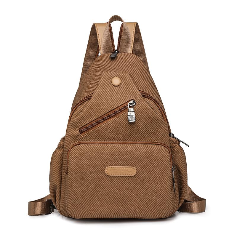 Multifunctional Lightweight Chest Bag Women's Large Capacity Shoulder Bag Commuter Backpack