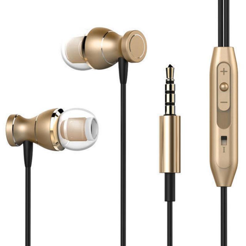 Kabelové sluchátko do uší pro telefon s mikrofonem 3,5mm Jack Standardní Stereo Profesionální