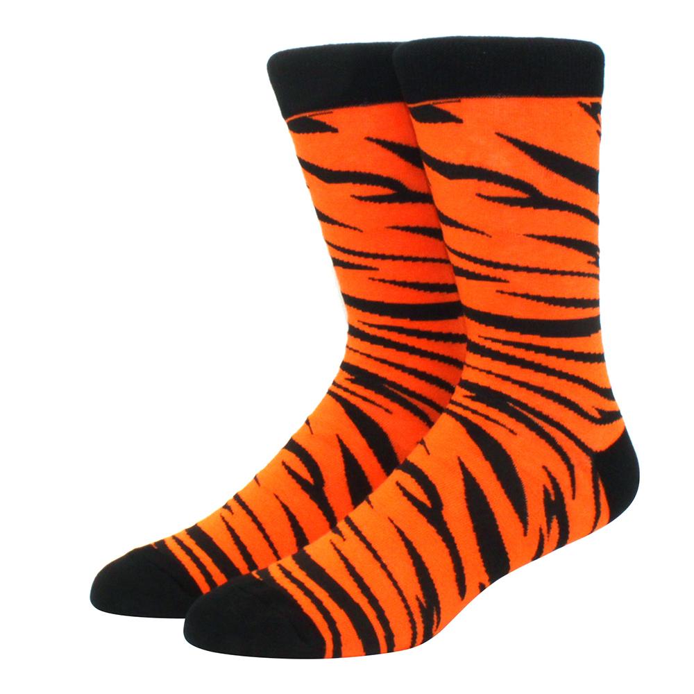 Herr Kammade Bomullsstrumpor Roliga Glad Novelty Långa Crew Strumpor Astronaut Djur Romb Galet Roliga Funky Skateboard Strumpor Färgglada