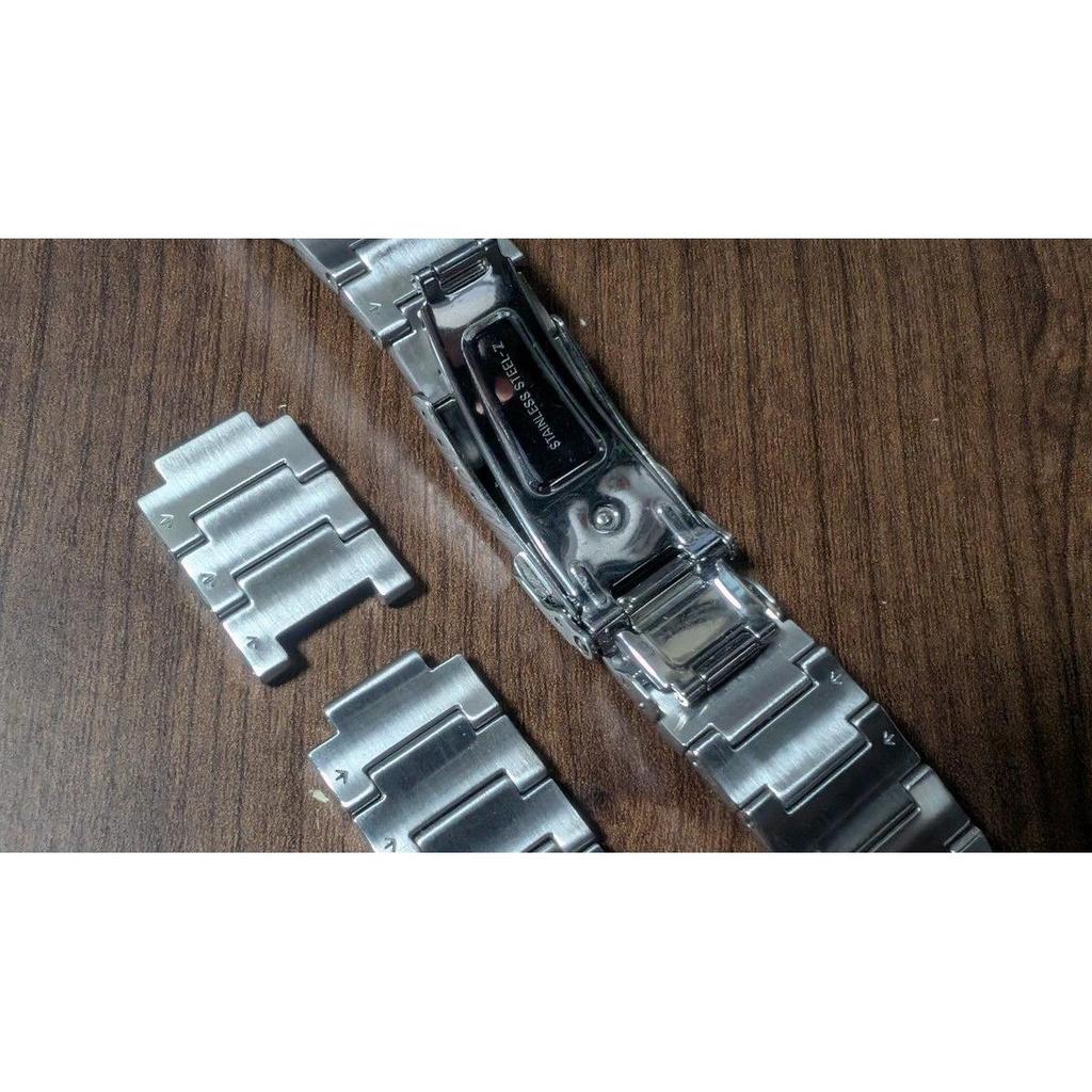 Used SEIKO Genuine Stainless Steel Watch Strap Bracelet Silver Flight Master SNA411P1/413P1