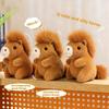 Mini Horse Plush Toy Cute Fluffy Baby Horse Stuffed Animal Desktop Pets Decor New Year Mascot Gift For Kids Friends 13Cm