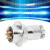 Aviation Plug Socket Compact Size Stable Performance Plugging Unplugging Resistance AC   250V