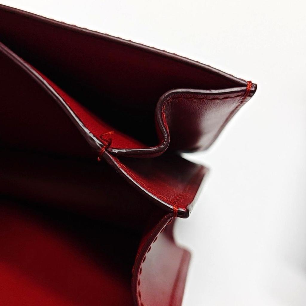 [Pre-Owned] Classic Box Series Gold Buckle Flap Polished Calfskin Tofu Bag - Very Good #4WWJ0W