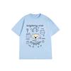 harajuku Round Neck oversize Casual Y2K Tops young girl t shirts 2025 summer pure cotton Women funny cartoon Print T-Shirt streetwear