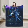 Avatar The Way of Water Plush Blanket Soft Warm Throw for Bedding Outdoor Decorative Use  Flannel Bedspread Cover