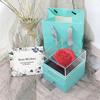 Rose Flower Box Valentines Day Gift Box Artificial Flower Girl Birthday Weeding Mothers Day Party Gift Box
