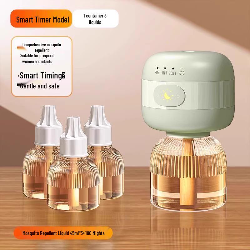 Electric Mosquito Repellent Liquid for Home - Safe for Pregnant Women & Infants, Plug-in Refill