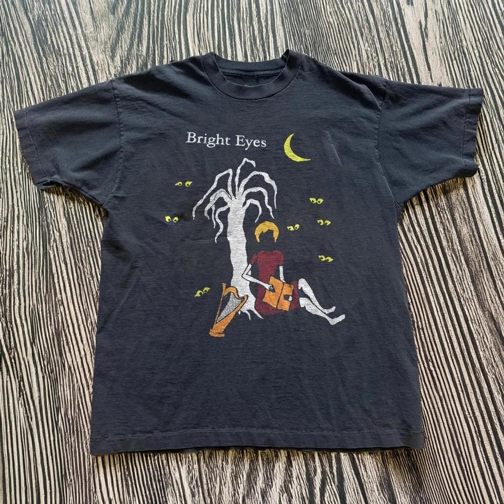 90 s Bright Eyes Band Unisex Black T-shirt S-3XL Unisex T-Shirt XXXXL