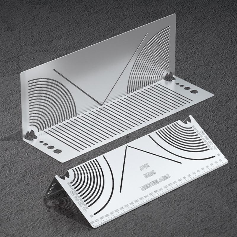 Adjustable Steel Bending Marking Gauges Square Metal Pipe Precisions Parallel Line Layout Tool Upgrades for 90 Degree Curves