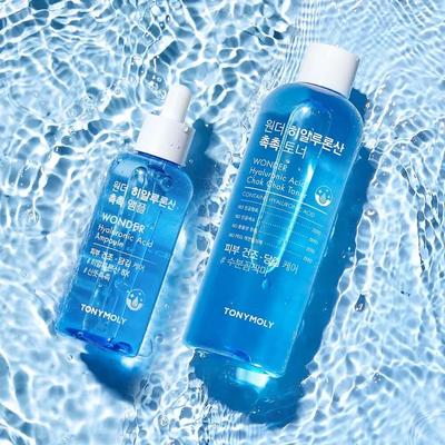 Wonder Hyaluronic Acid Moisturizing Toner + Ampoule (500ml + 100ml)