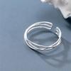Korean Style Personalized Multi-layer Woven Open Ring Jewelry
