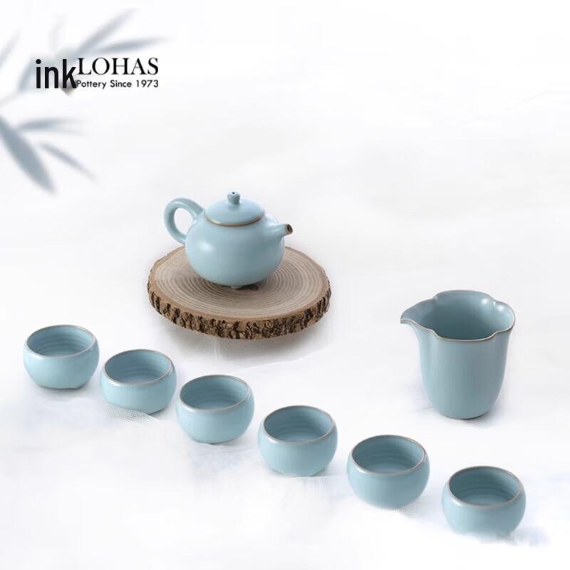 Чайный набор Lu Bao Song Yun Ru Kiln с кракелюровой глазурью