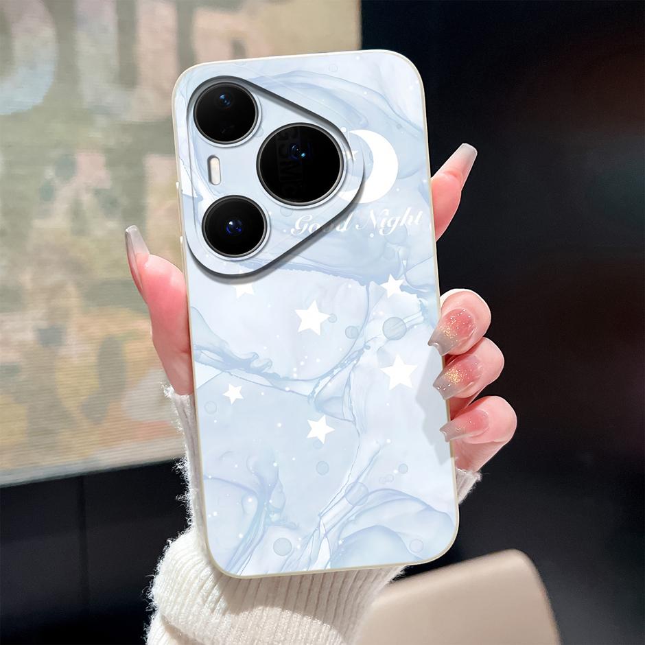 Case For Huawei Pura 80 Pro Plus Ultra Cartoon Heart Soft Silicone Shockproof Bumper Cover For HuaweiPura80ProPlus 80Ultra Funda