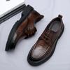 Herbst Neue Herren Echtleder Schuhe Weiche Sohlen Abriebfest Dicke Sohlen Business Schuhe Herren Formelle Schuhe Kostenlose Lieferung