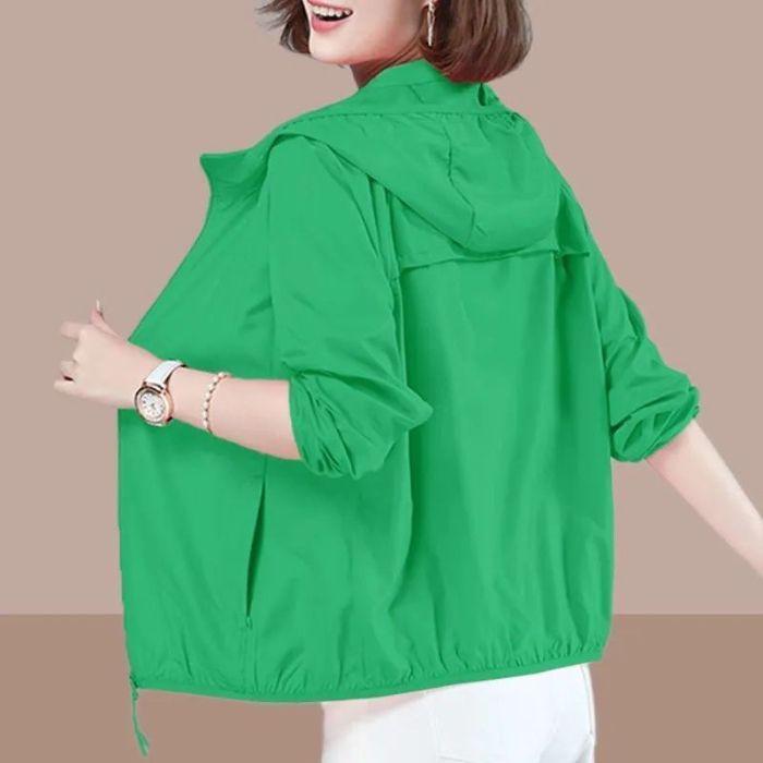 Women's Summer UV Protection Loose Fit Lightweight Jacket