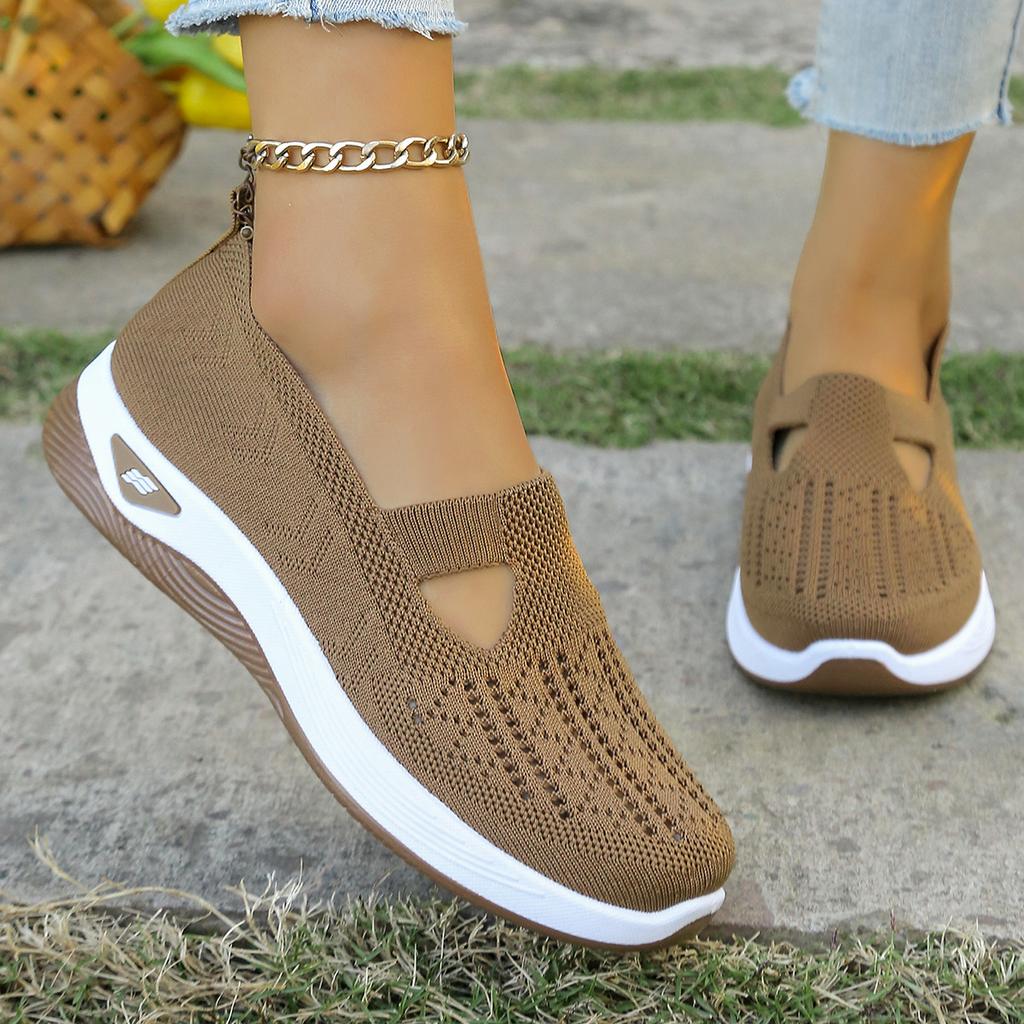Soft sole comfortable non-slip hollow shoes summer non-slip breathable casual mesh shoes mesh shoes
