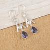 Iolite Gemstone Jewelry, 925 Solid Sterling Silver Earrings, Handmade Silver Jewelry Wonderful Silver Jewelry Gift For Women