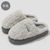 Indoor cotton slippers winter thick bottom non-slip plush warmer winter bedroom non-slip fluffy slippers winter