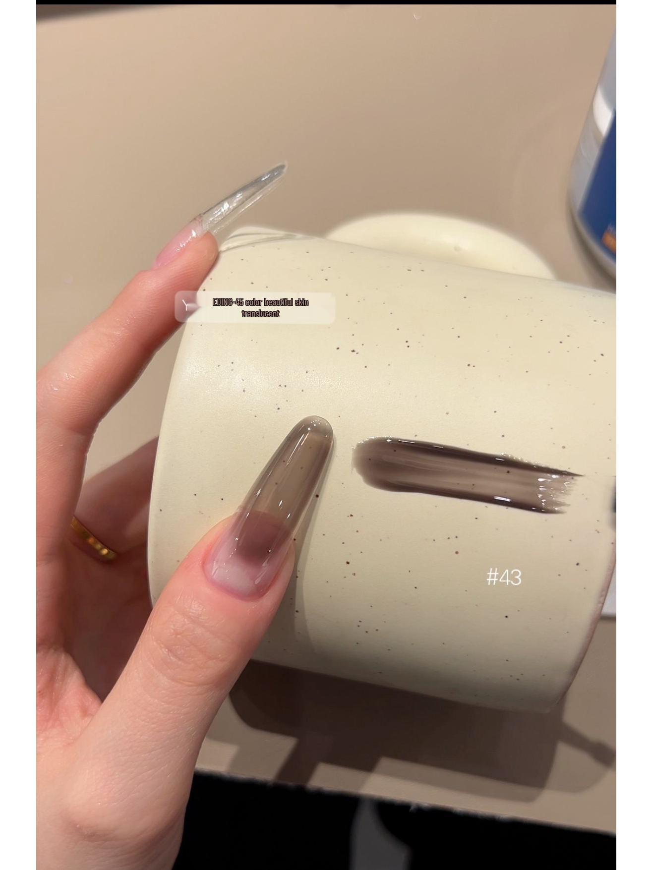 

Коллекция полупрозрачных гелевых лаков для ногтей Yecho 45 цветов в нюдовых оттенках (Издание 2025 г.)