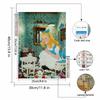 DIY Diamond Painting The Little Girl In The House Cross Stitch Kit Mosaic Art Diamond Painting Full Circle Diamond Home Decoration