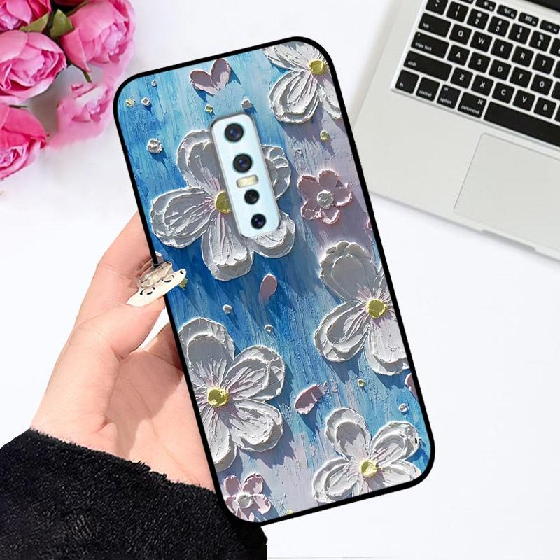 Cases For vivo V17 Pro Cute Astronaut Fashion Shockproof Soft Bumper For Vivo V17 Pro V17Pro 1909 1910 Coque V 17 Pro Capa For Vivo V17 Pro