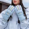 Skiing Gloves Windproof Riding Mittens Fashion Full Finger Mittens  Female/Girls