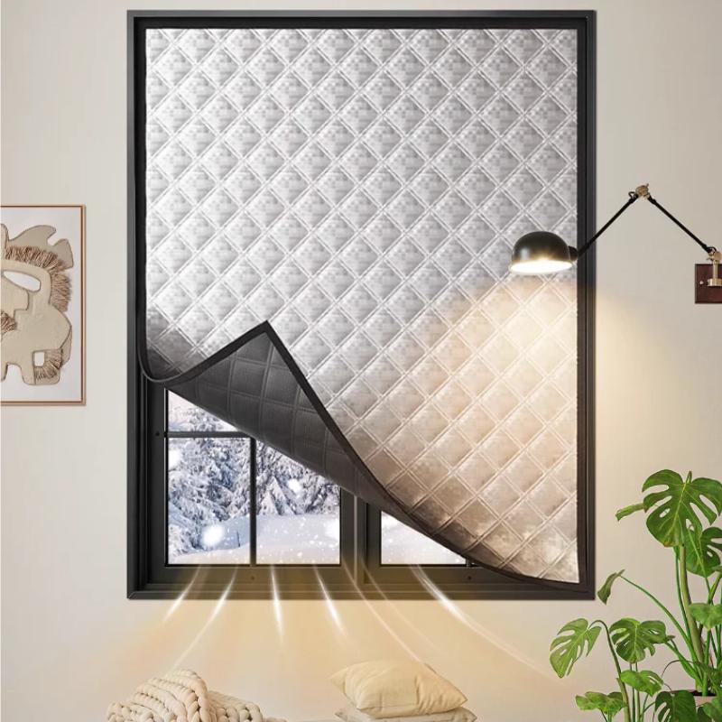 Warm Curtains, Cold and Heat Insulation, Window Screens, Sun Shading, Sound Insulation, Double Thickened Warm Curtains