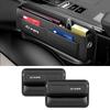 Exclusive Seat Side Storage Box with Compatible with and Other Large Capacity Small Item Drop Car Convenient PU and Logo Fits Left and Right Set of 2