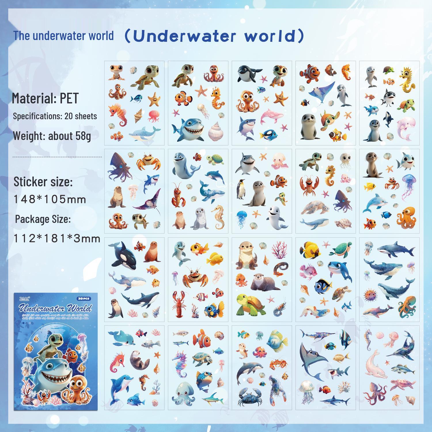 Yue Zhen Kids Creative Sticker Book: DIY Journal & Cross-Border Stickers
