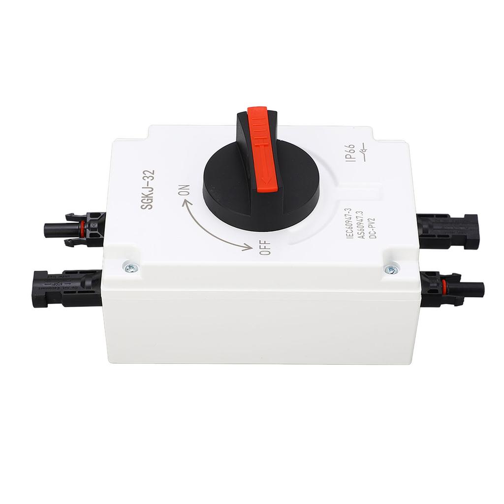 DC1200V 40A PV DC Disconnect Switch IP66 Waterproof 4P DC Isolator Switch for RV Boat Solar System
