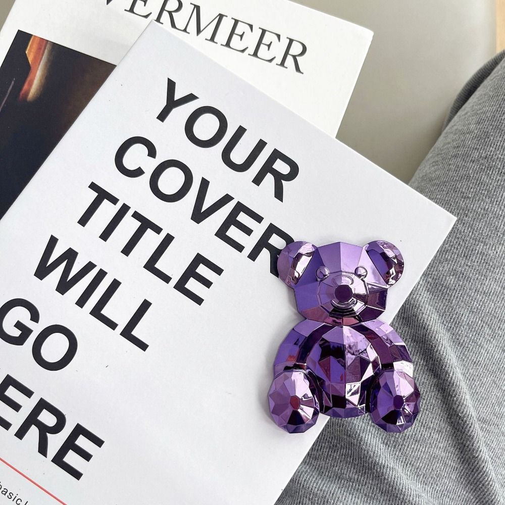 Crystal Bear Phone Holder Portable Phone Stand Cute Phone Support Kickstand  Universal