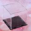 Acrylic Display Case Dustproof Assemble Countertop Box for Doll Figurines Toy Jewellery