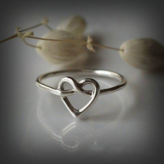 Love Woven Ring Ring Simple Versatile Jewelry Girlfriend Girlfriend Gift Female